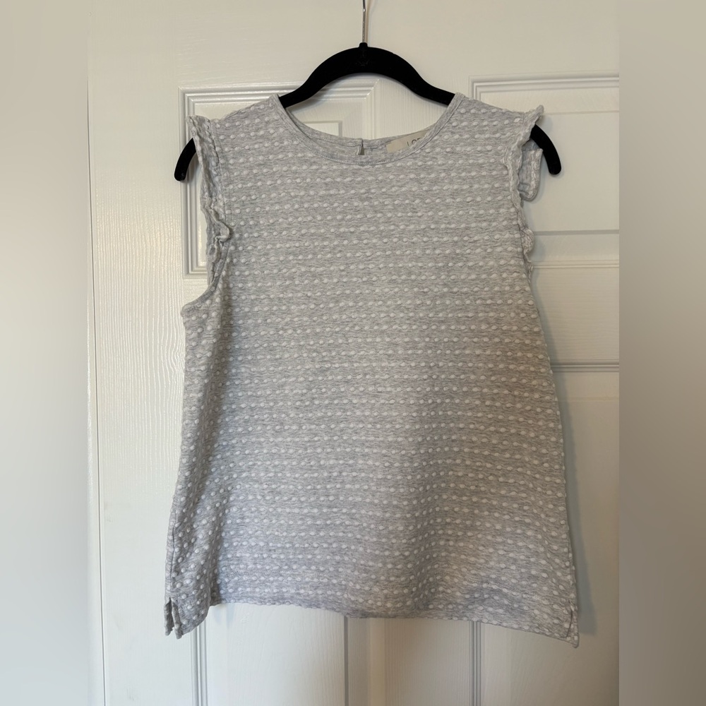 Loft Ruffle Sleeve Shirt